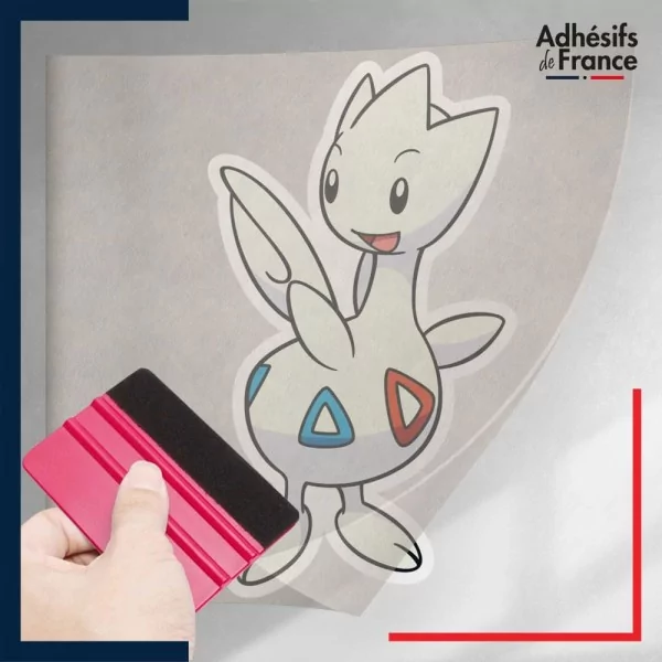 stickers sous film transfert Pokémon Togetic