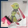 stickers sous film transfert Pokémon Xatu
