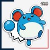 Sticker Pokémon Marill