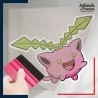 stickers sous film transfert Pokémon Granivol