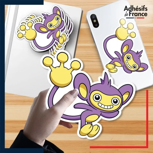 autocollant petit format Pokémon Capumain