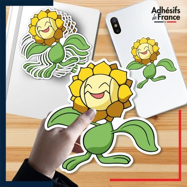 autocollant petit format Pokémon Heliatronc