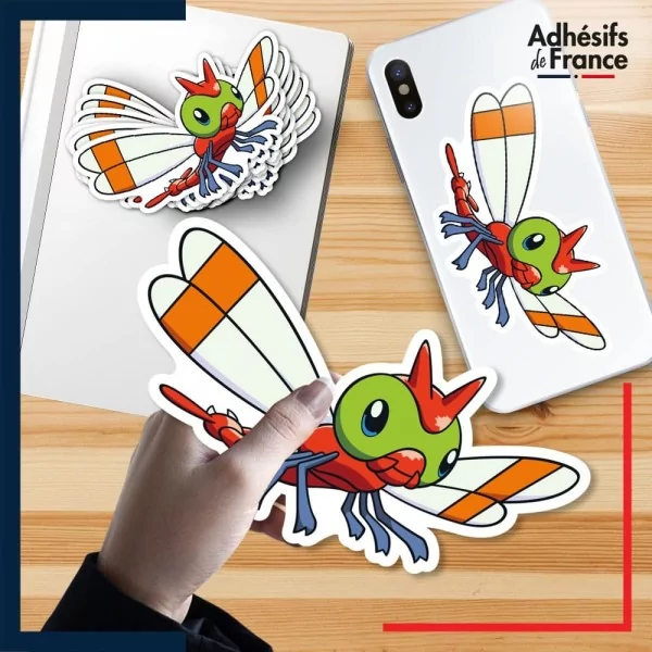 autocollant petit format Pokémon Yanma
