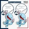 sticker sur plaque aluminium dibond ou panneau PVC Sticker Pokémon Axoloto