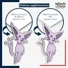 sticker sur plaque aluminium dibond ou panneau PVC Sticker Pokémon Mentali