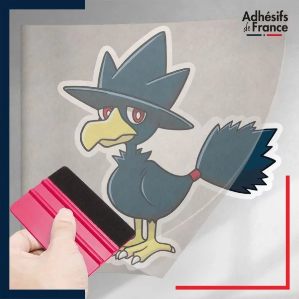 stickers sous film transfert Pokémon Cornebre