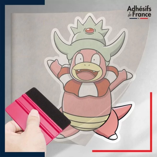 stickers sous film transfert Pokémon Roigada