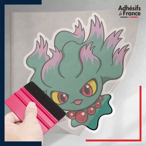 stickers sous film transfert Pokémon Feuforeve