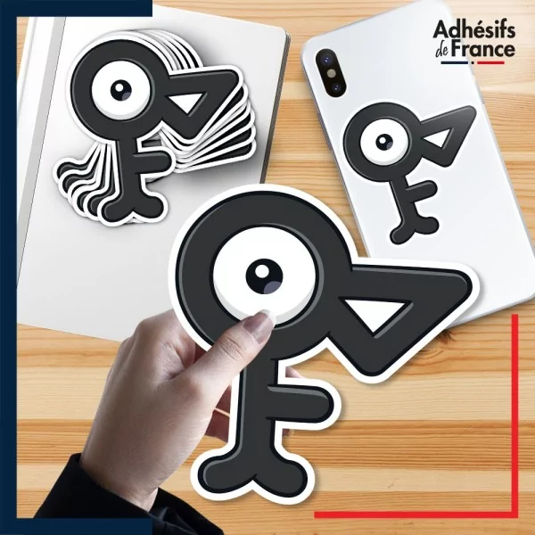 autocollant petit format Pokémon Zarbi