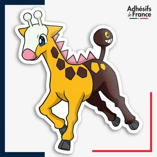 Sticker Pokémon Girafarig