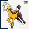 Sticker Pokémon Girafarig