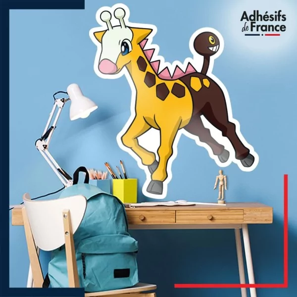 Adhésif grand format Pokémon Girafarig