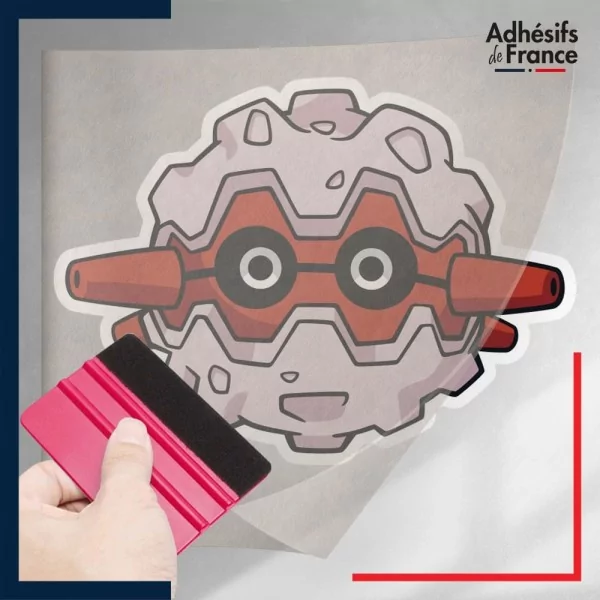 stickers sous film transfert Pokémon Foretress