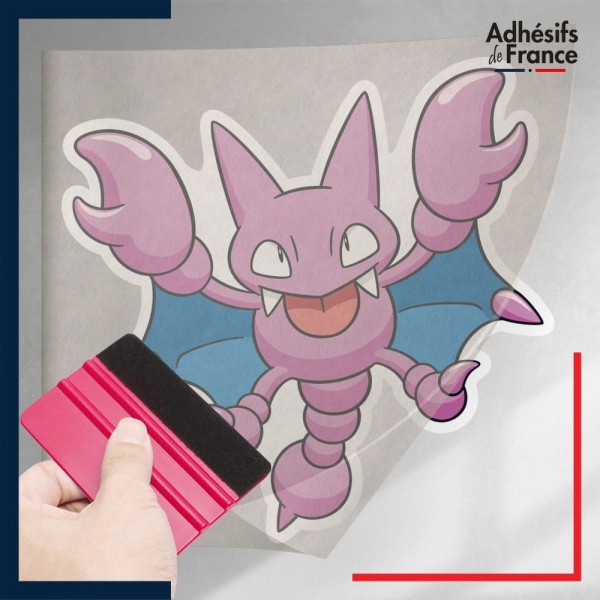 stickers sous film transfert Pokémon Scorplane