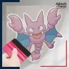 stickers sous film transfert Pokémon Scorplane