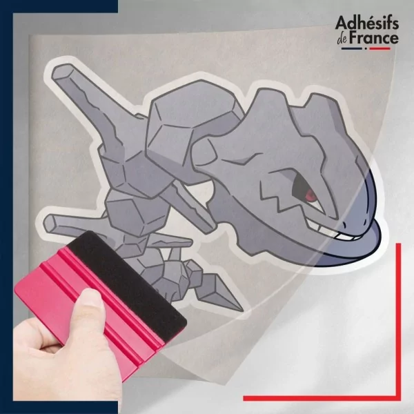 stickers sous film transfert Pokémon Steelix