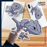 autocollant petit format Pokémon Steelix