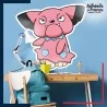Adhésif grand format Pokémon Snubbull