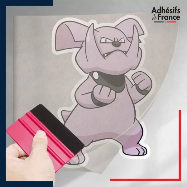 stickers sous film transfert Pokémon Granbull