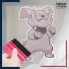 stickers sous film transfert Pokémon Granbull