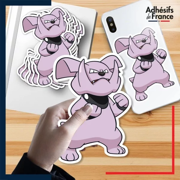 autocollant petit format Pokémon Granbull