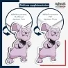 sticker sur plaque aluminium dibond ou panneau PVC Sticker Pokémon Granbull