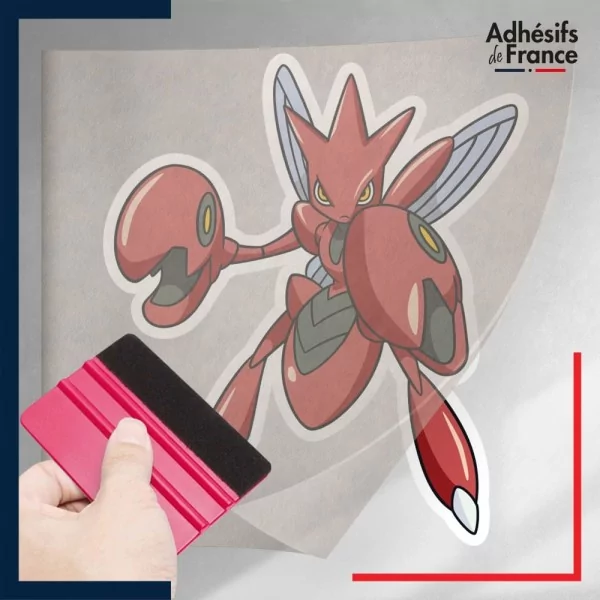 stickers sous film transfert Pokémon Cizayox