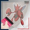 stickers sous film transfert Pokémon Cizayox