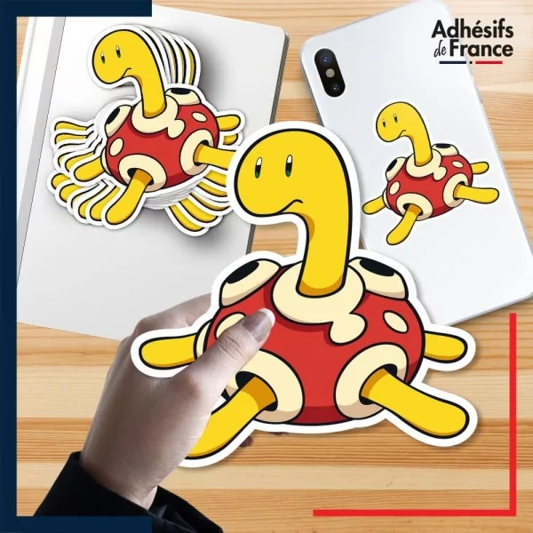 autocollant petit format Pokémon Caratroc