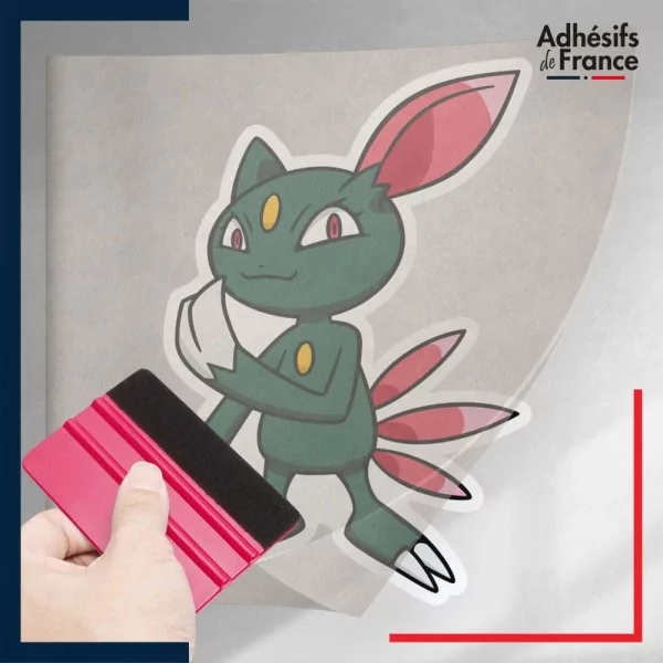 stickers sous film transfert Pokémon Farfuret