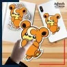 autocollant petit format Pokémon Teddiursa