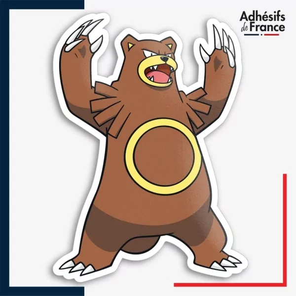 Sticker Pokémon Ursaring