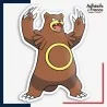 Sticker Pokémon Ursaring