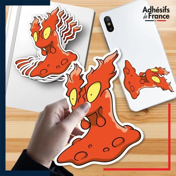 autocollant petit format Pokémon Limagma