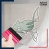 stickers sous film transfert Pokémon Remoraid