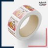 Rouleau d'étiquettes noël - Motif mug