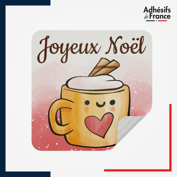 étiquette noël - Motif mug