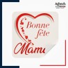 étiquette fêtes des mères - Motif cœurs