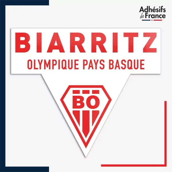 Sticker logo rugby - Biarritz Olympique Pays Basque