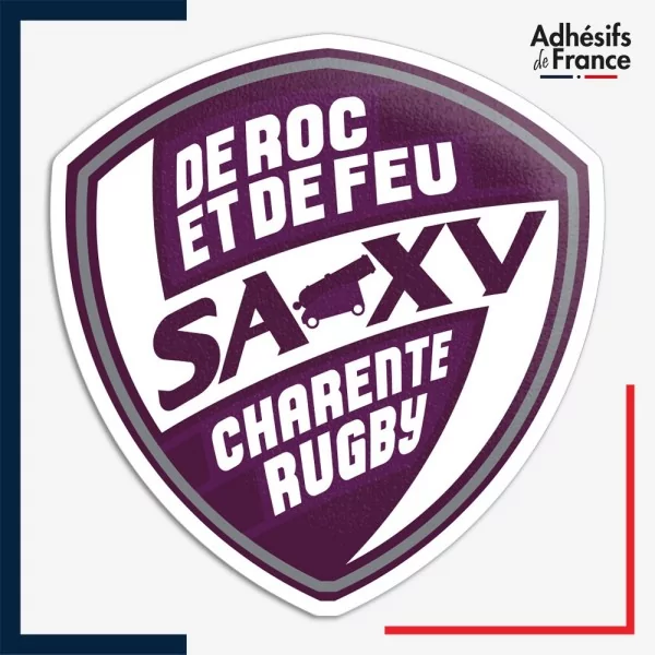Sticker logo rugby - Soyaux Angoulême XV Charente Rugby