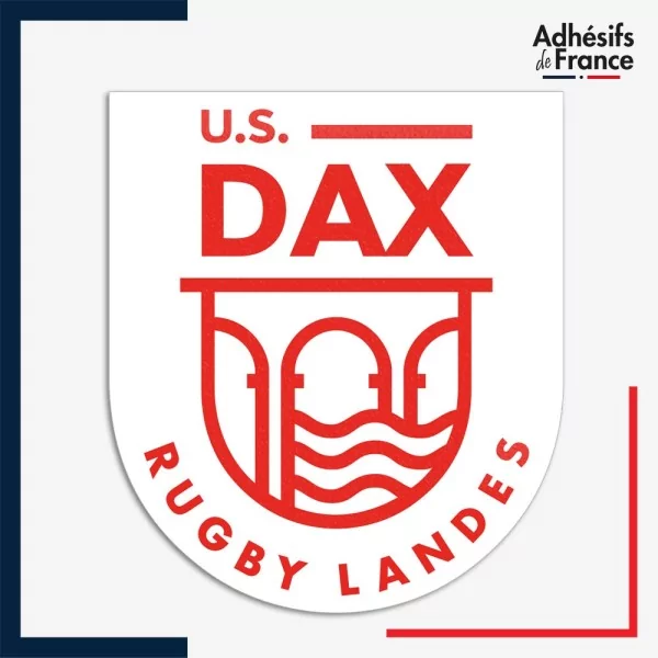 Sticker logo rugby - US Dax Rugby Landes - Union sportive dacquoise