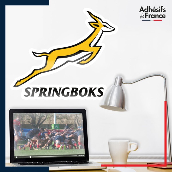 Adhésif grand format logo équipe d'afrique du sud - springboks
