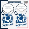 sticker sur plaque aluminium dibond ou panneau PVC logo rugby - Ecosse - Scotland - Thistle (Le XV du chardon)