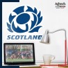 Adhésif grand format logo équipe d'Ecosse - Scotland - Thistle (Le XV du chardon)