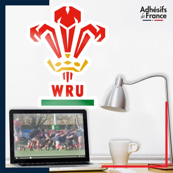 Adhésif grand format logo équipe du Pays de Galles - WRU - The Red Dragons (Les Dragons rouges)