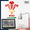 Adhésif grand format logo équipe du Pays de Galles - WRU - The Red Dragons (Les Dragons rouges)