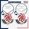 sticker sur plaque aluminium dibond ou panneau PVC logo rugby - Géorgie - Lelos
