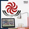 Adhésif grand format logo équipe de Géorgie - Lelos