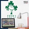 Adhésif grand format logo équipe d'Irlande - IRFU - Shamrock (Le XV du Trèfle)