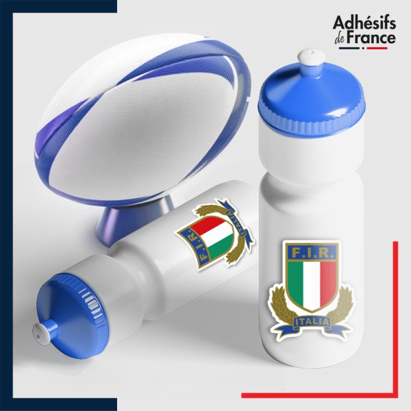 autocollant petit format logo équipe d'Italie - FIR - Azzurri, Squadra Azzurra (L'équipe bleue)